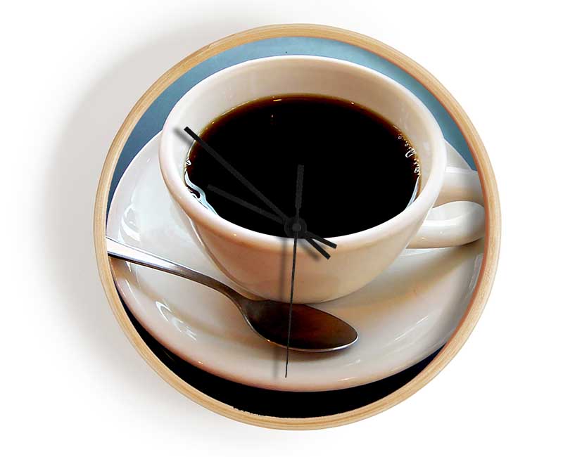 Morning Espresso Clock - Wallart-Direct UK