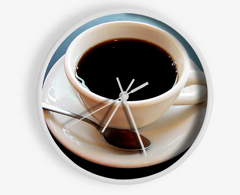 Morning Espresso Clock - Wallart-Direct UK
