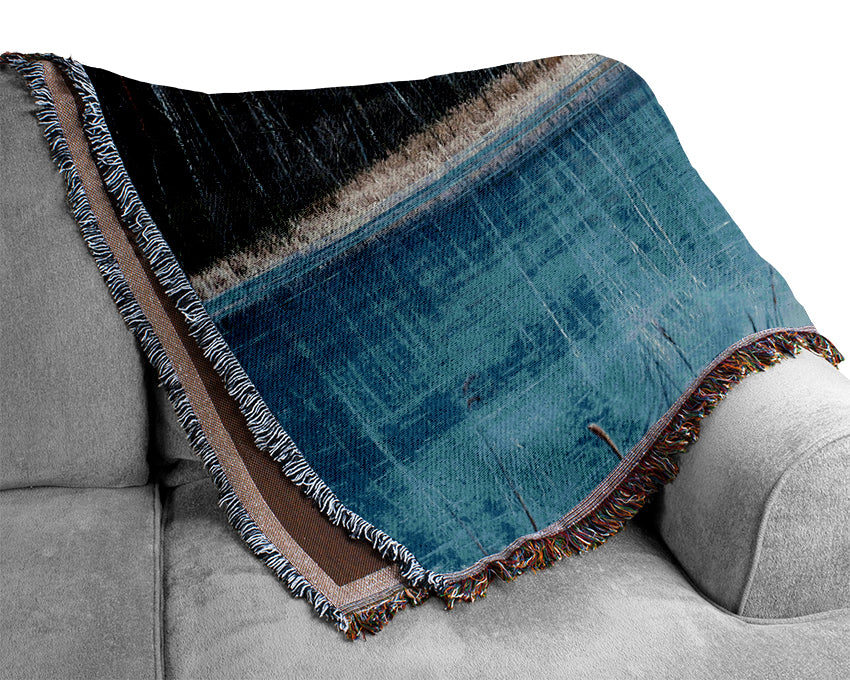 Ice Lake Woven Blanket