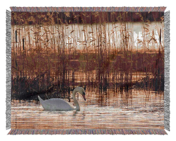 Swan Lake Woven Blanket