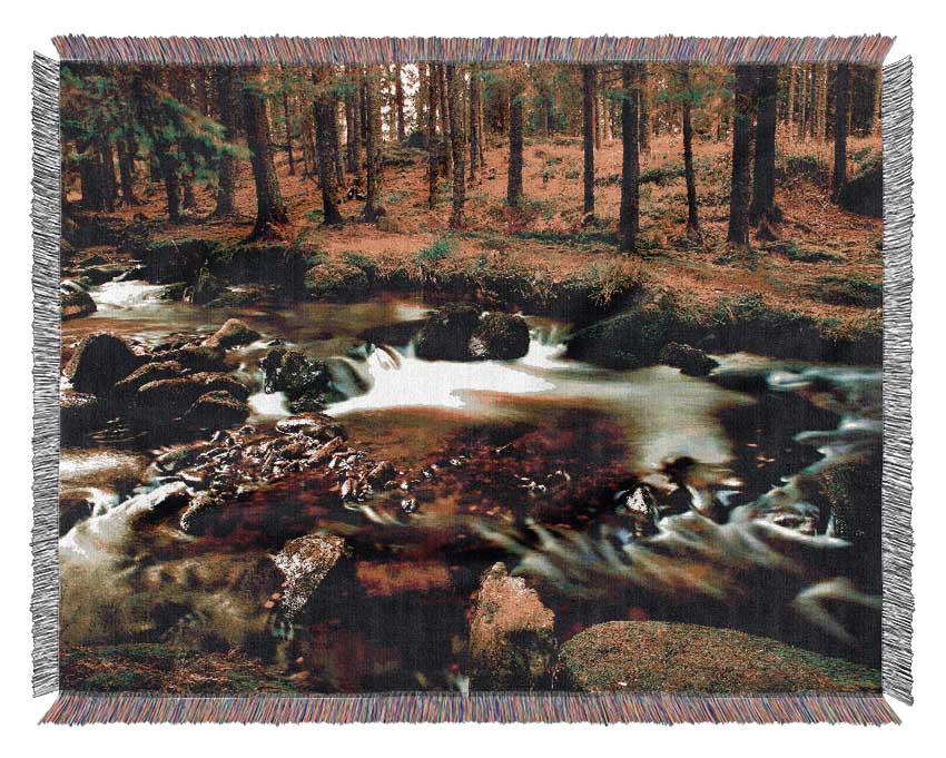 The Stream In Flow Woven Blanket