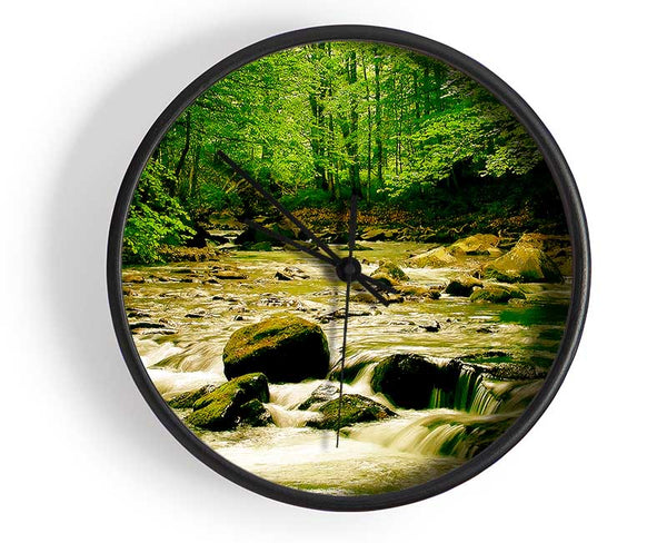 The Green River Forest Clock - Wallart-Direct UK
