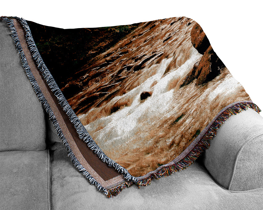 The Green River Forest Woven Blanket