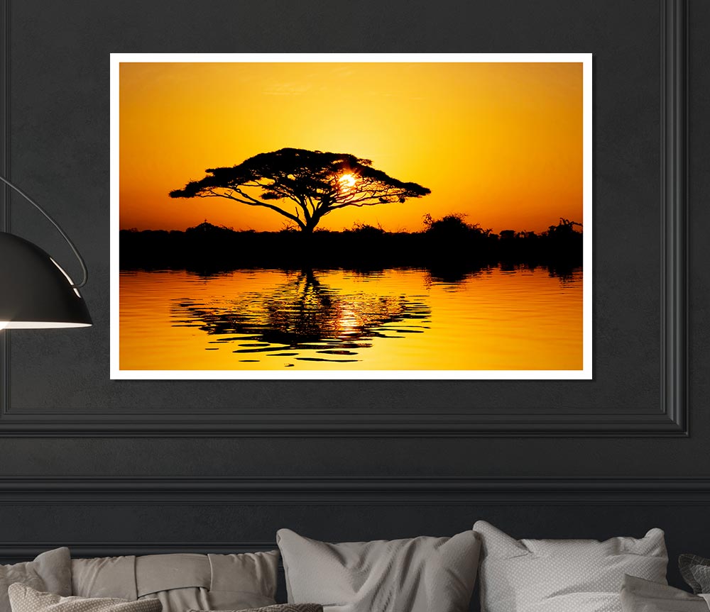 Tree Of Reflections Print Poster Wall Art