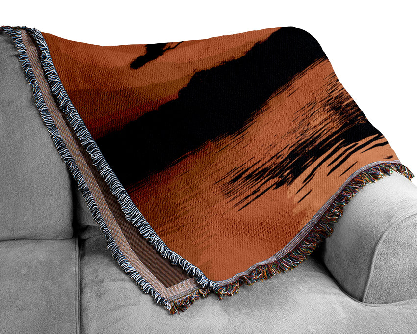 Tree Of Reflections Woven Blanket