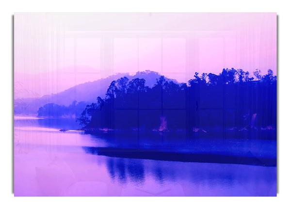 Pink Blue Lake Serine