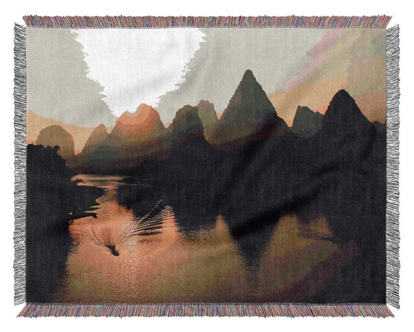 Sunrise Reflections Woven Blanket