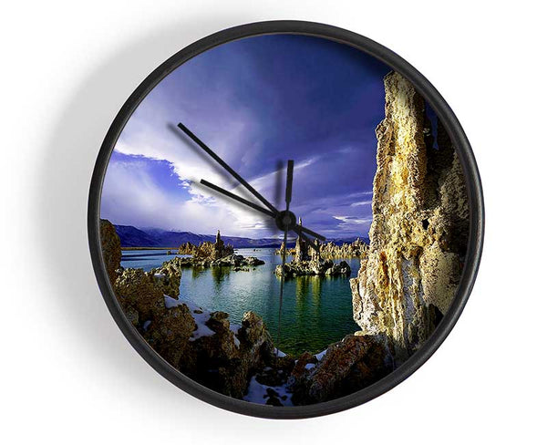 Stunning Lakes Architect Clock - Wallart-Direct UK