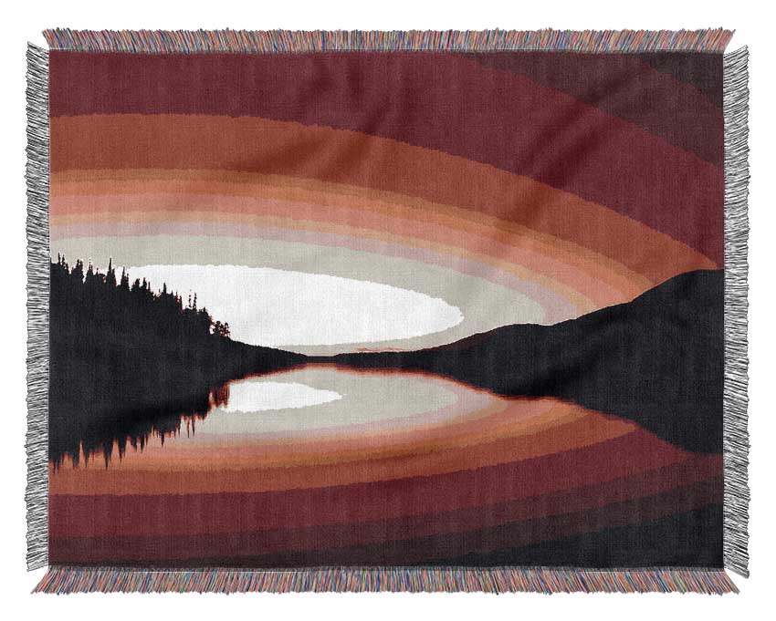 The Red Loch Woven Blanket