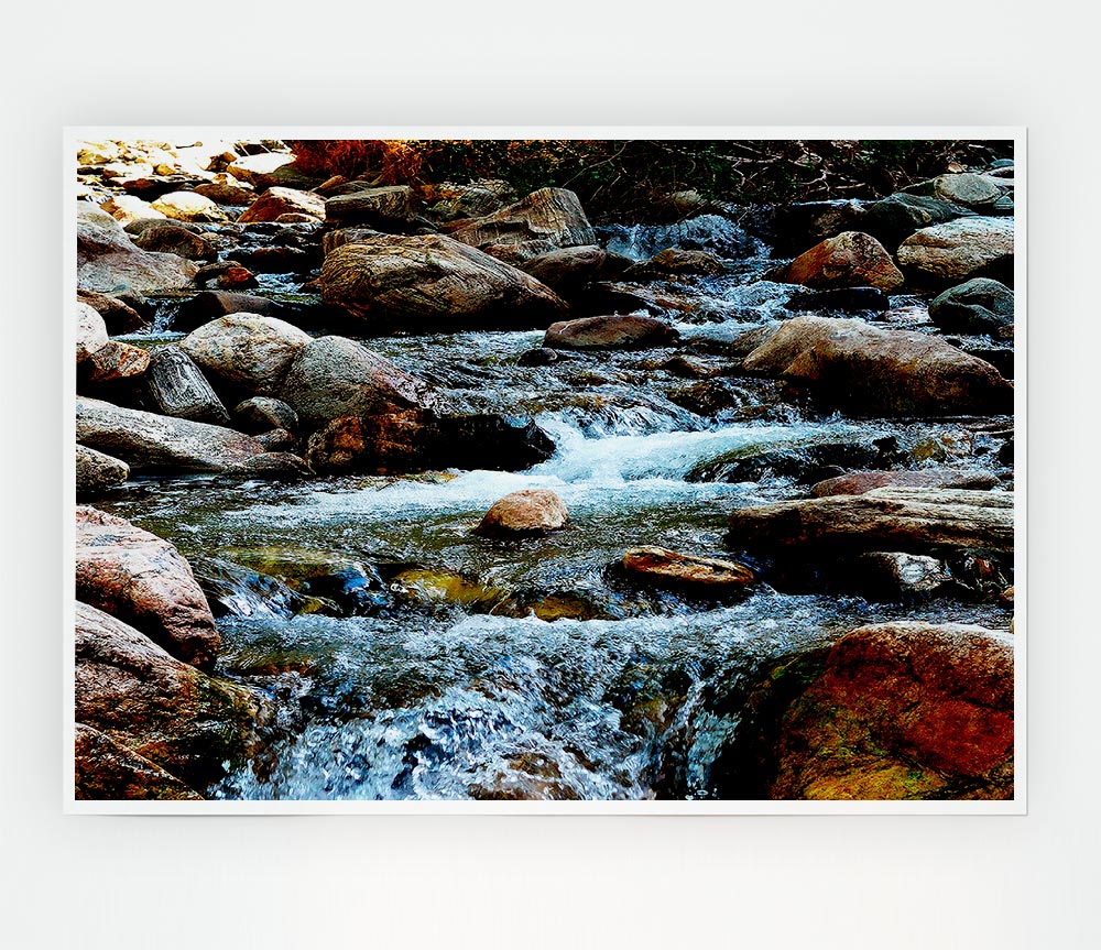 The Streams Flow Print Poster Wall Art