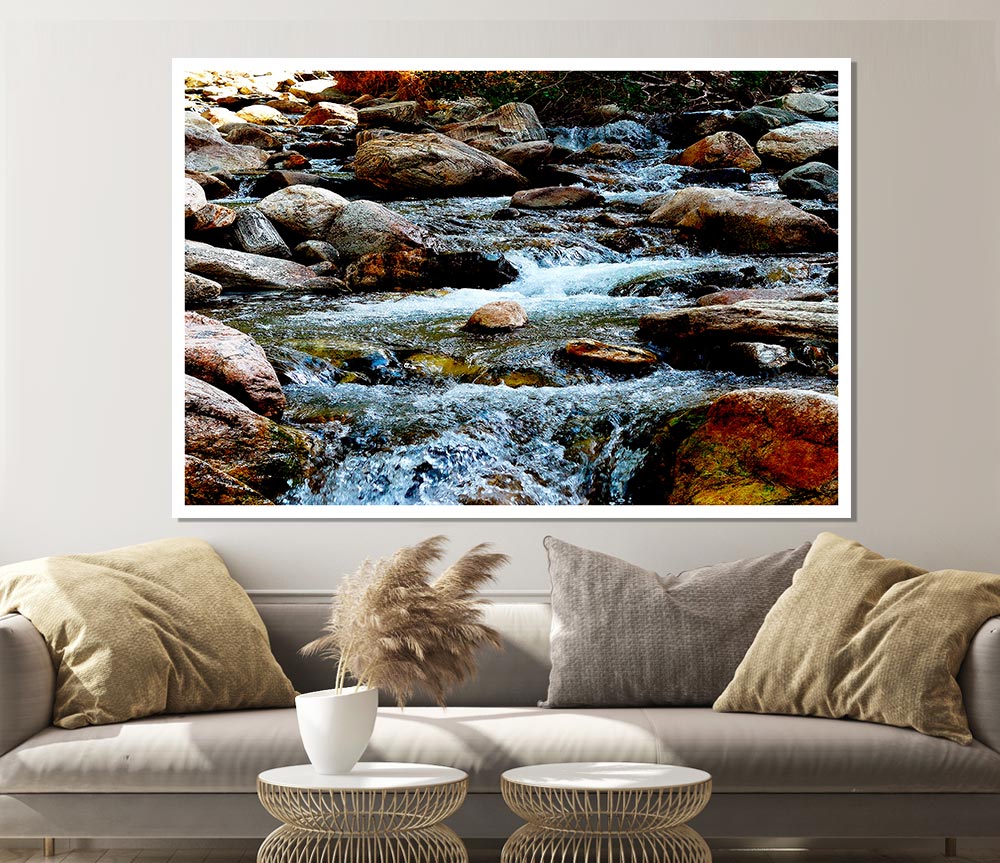The Streams Flow Print Poster Wall Art