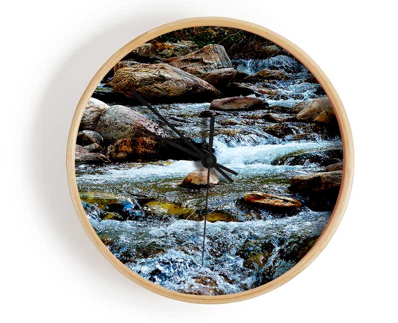 The Streams Flow Clock - Wallart-Direct UK