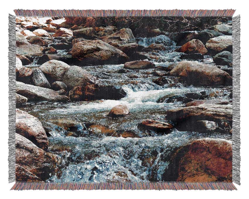 The Streams Flow Woven Blanket