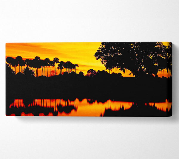 Wunderschöne Reflexionen des Orange River