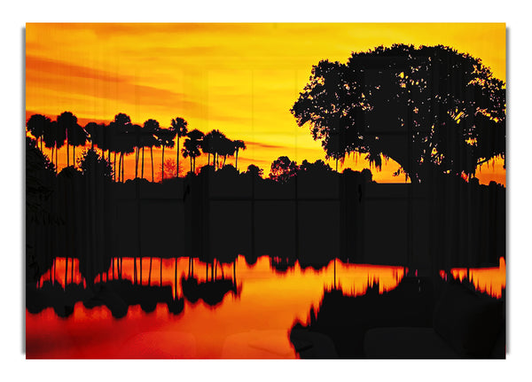 Beautiful Orange River Reflections
