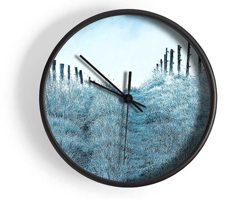 Winter Morning Mist Clock - Wallart-Direct UK