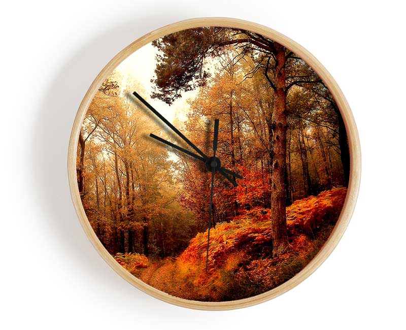 Mountain Path Clock - Wallart-Direct UK