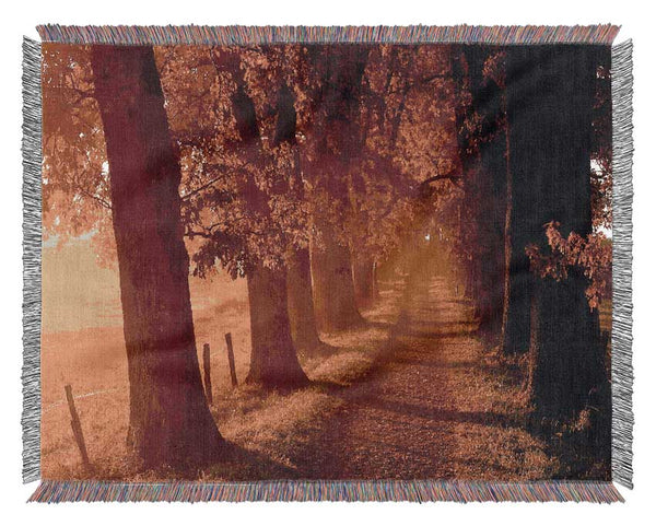 Autumn Walk Woven Blanket