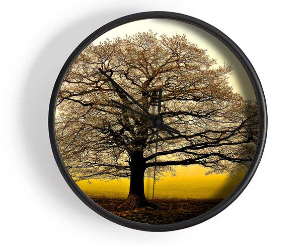 Beautiful Dusk Tree Clock - Wallart-Direct UK