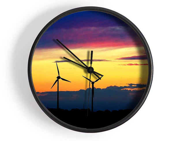 Wind Farm Clock - Wallart-Direct UK