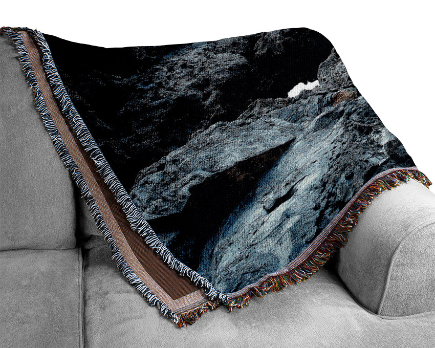 Rocky Shore Woven Blanket