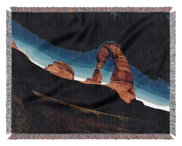 Arch Rock Night Woven Blanket