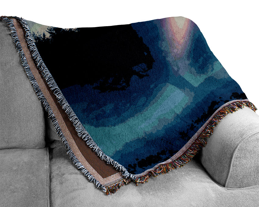 Sunset Blaze Woven Blanket