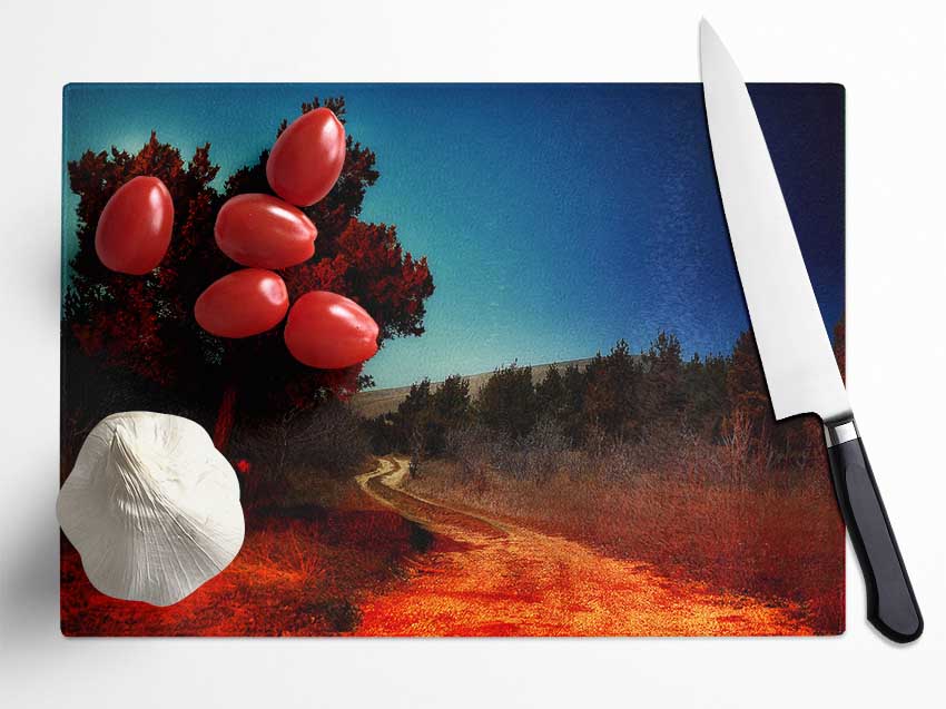 Armenia Secret Place Glass Chopping Board