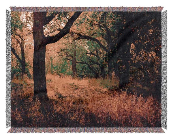 Autumn Wonderland Woven Blanket