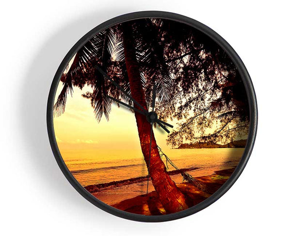 Beach Paradise Clock - Wallart-Direct UK