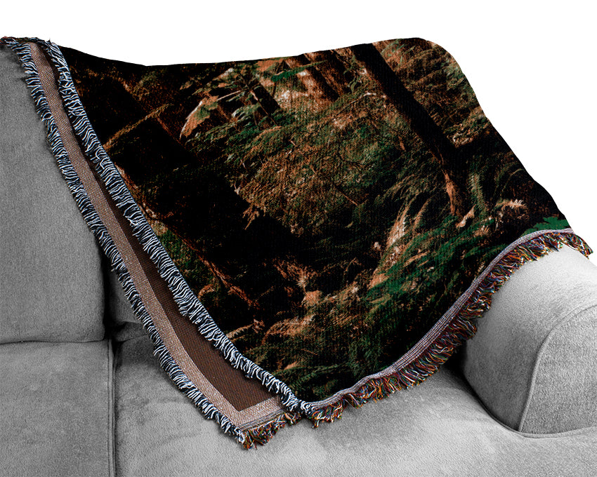 Sunbeam Woodland Woven Blanket