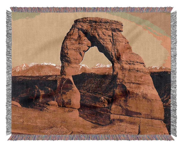 Grand Canyon Rocks Woven Blanket