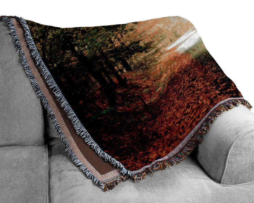 The Woodland Road Woven Blanket
