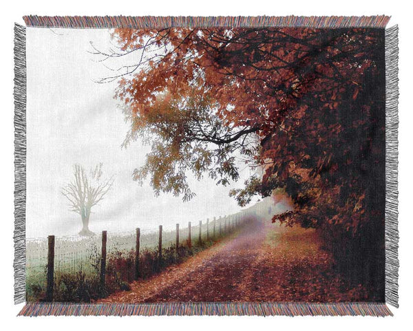 The Winter Path Woven Blanket