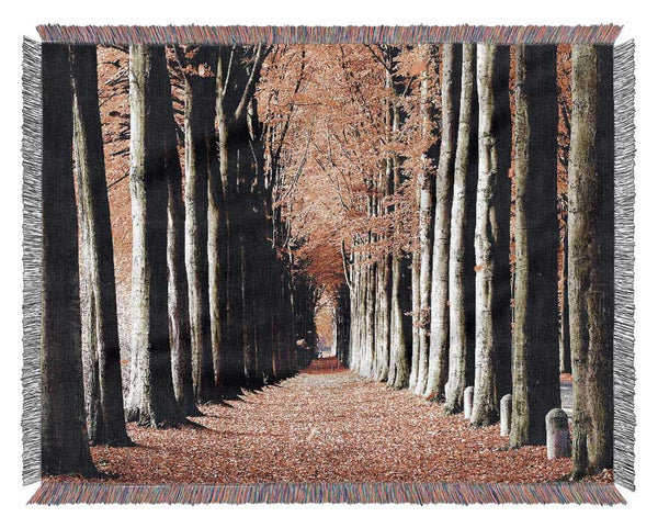 Woodland Walk Woven Blanket