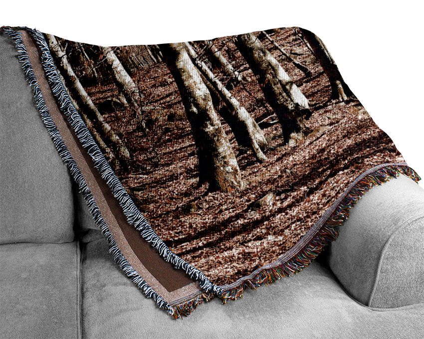 Woodland Beauty Woven Blanket