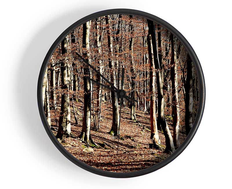 Woodland Beauty Clock - Wallart-Direct UK