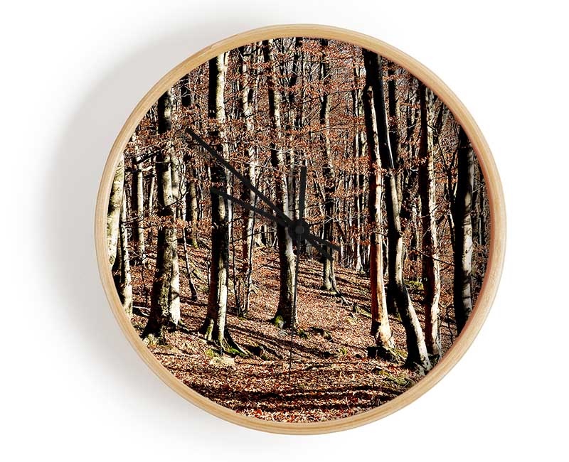 Woodland Beauty Clock - Wallart-Direct UK