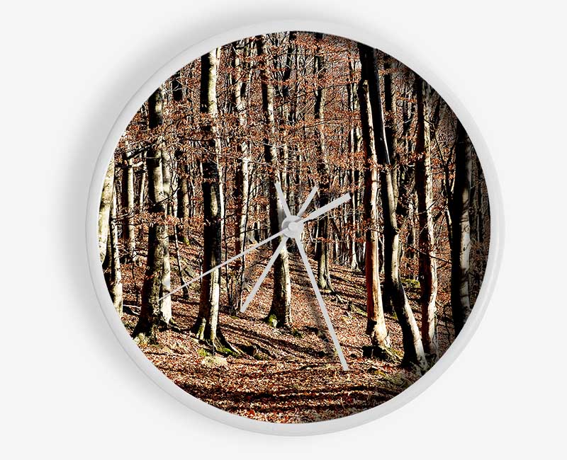 Woodland Beauty Clock - Wallart-Direct UK