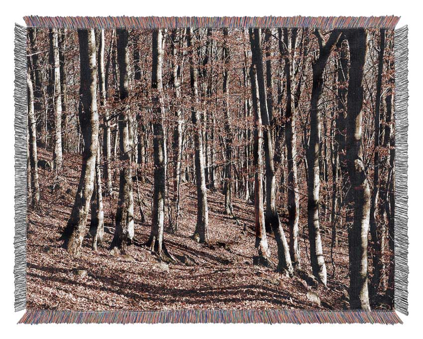 Woodland Beauty Woven Blanket
