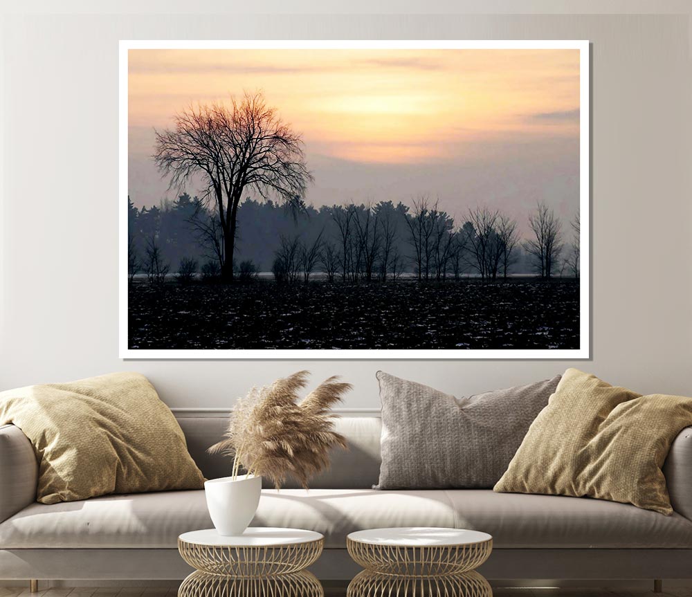 Yorkshire Dales Winter Print Poster Wall Art