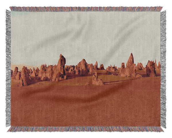 The Desert Rocks Woven Blanket