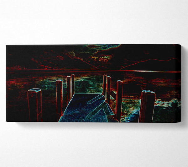 Abstrakter Pier