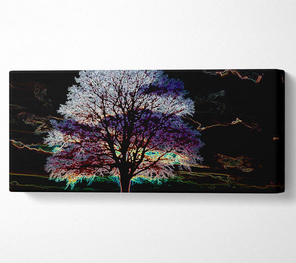 Abstrakte Neonlandschaft 12