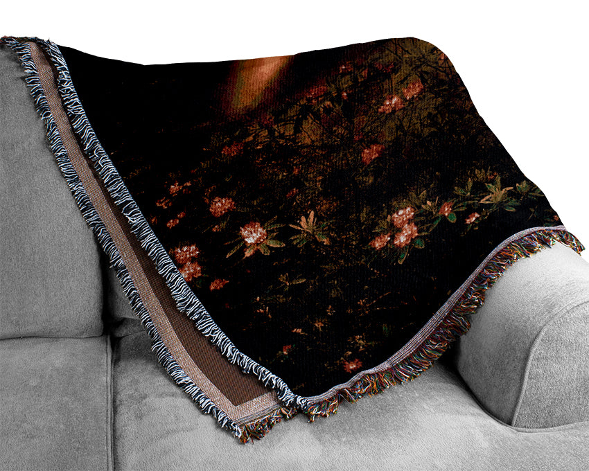 Mystical Garden Path Woven Blanket