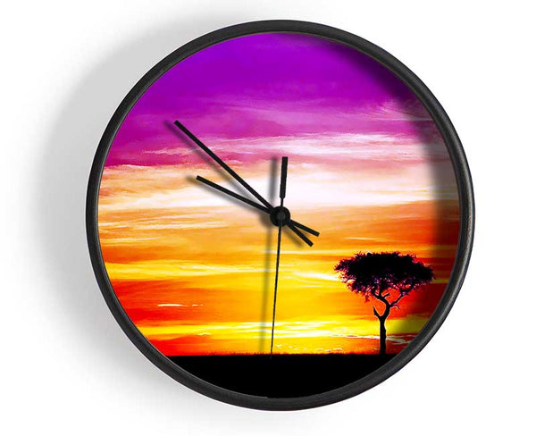 Lonsome Tree Clock - Wallart-Direct UK