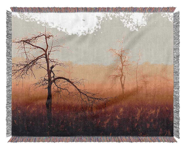 Treeline Mist Woven Blanket