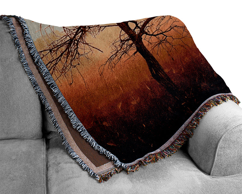 Treeline Mist Woven Blanket