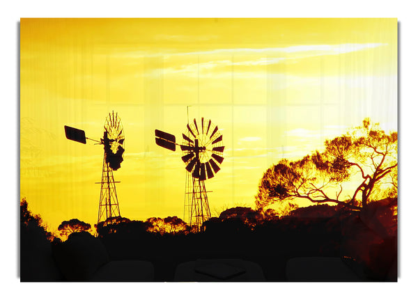 Windmills In Sunlight