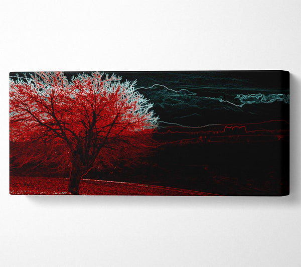 Abstrakte Neonlandschaft 04